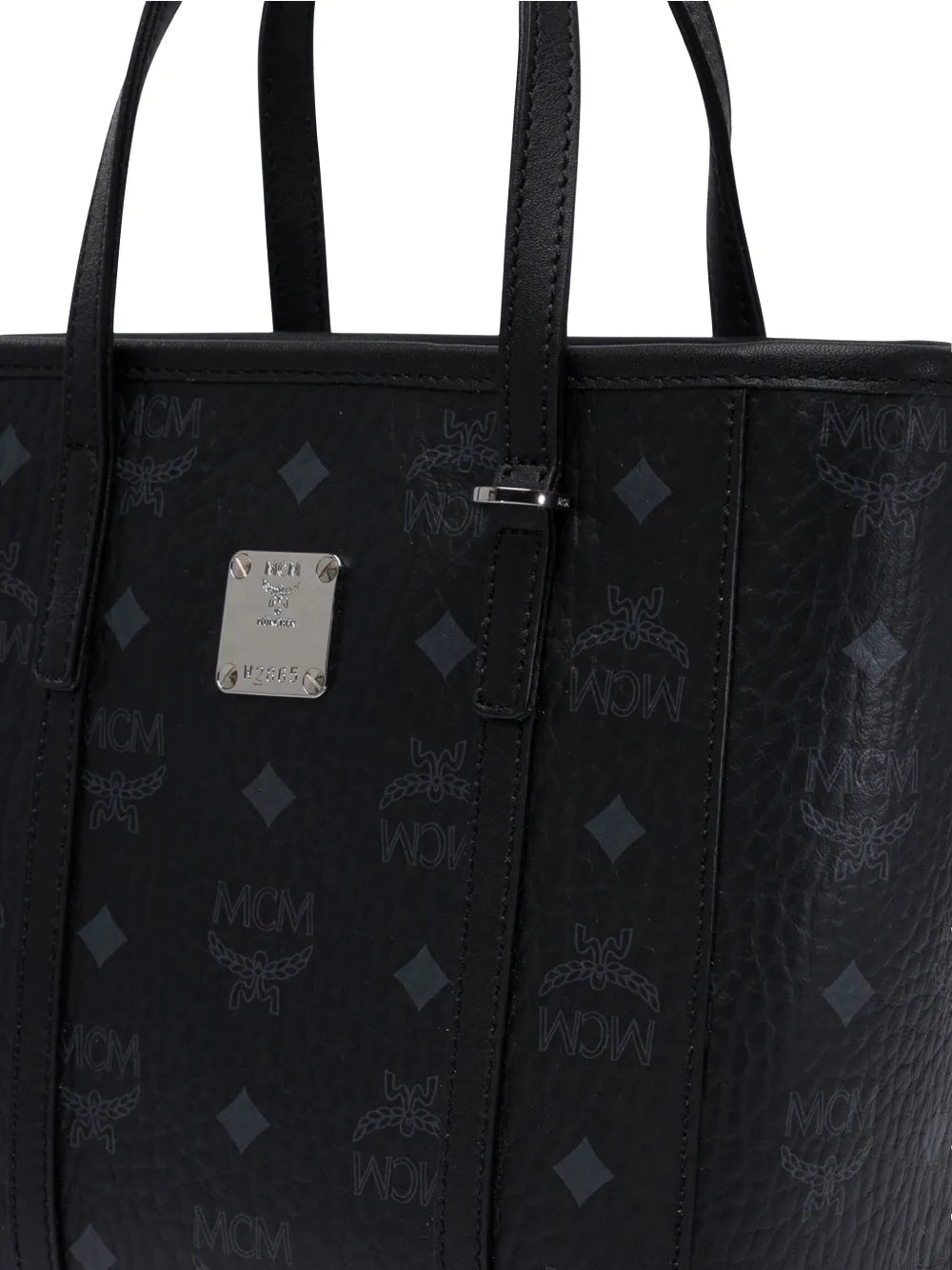 MCMleather tote bag