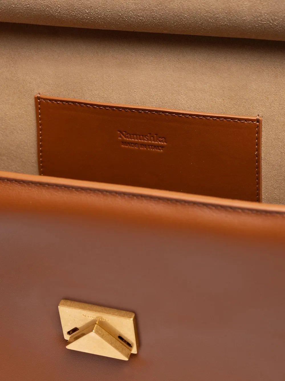 Nanushkalogo-stamp tote bag