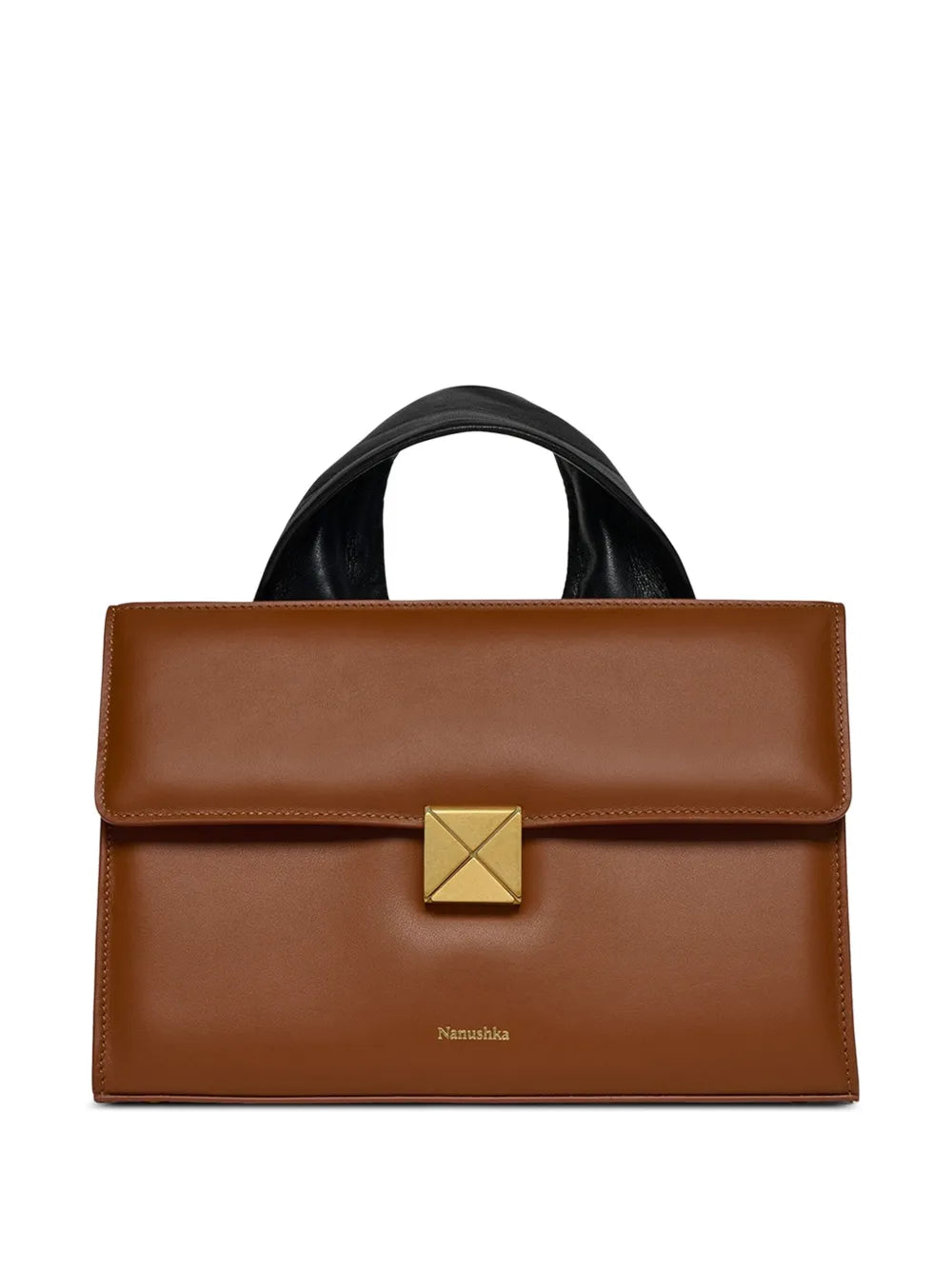 Nanushkalogo-stamp tote bag