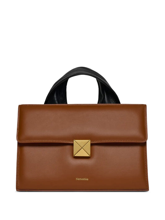 Nanushkalogo-stamp tote bag