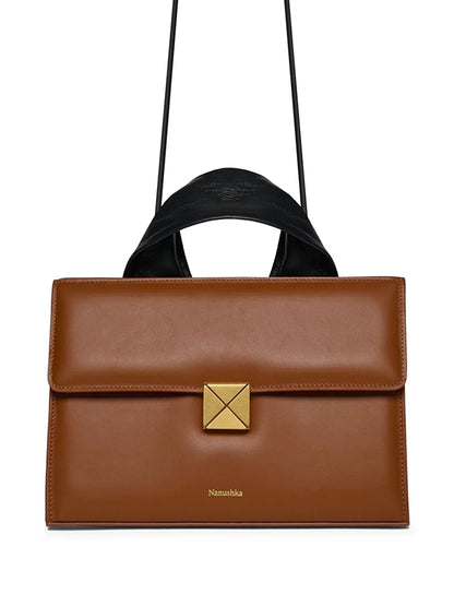Nanushkalogo-stamp tote bag