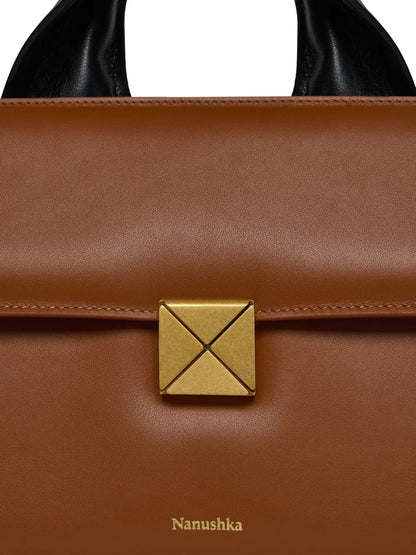 Nanushkalogo-stamp tote bag