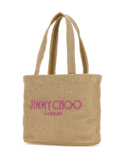 Jimmy Choologo-embroidered shoulder bag