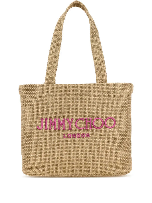 Jimmy Choologo-embroidered shoulder bag