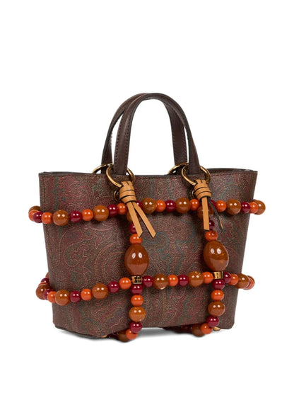 RunwayETROmarble-embellished cage bag