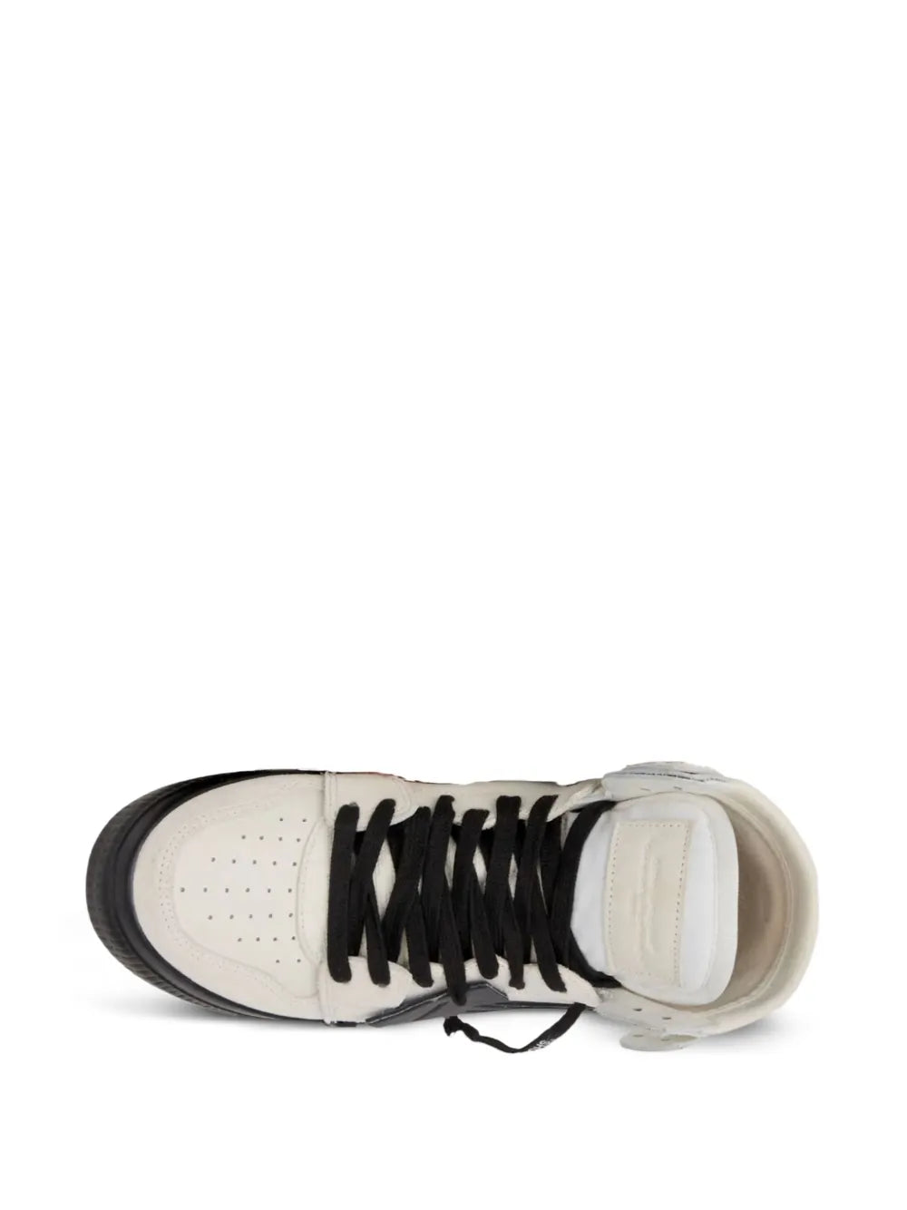 Off-White High Top Vulcanized White/Black Sneakers floriamart.shop