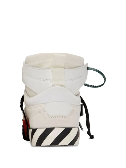 Off-White High Top Vulcanized White/Black Sneakers floriamart.shop