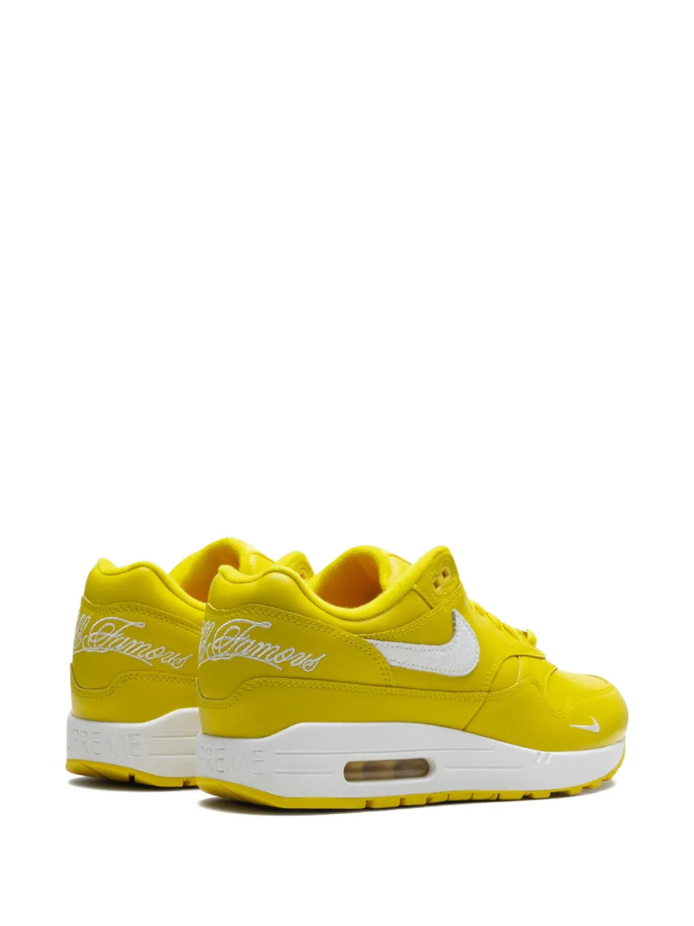 Nike X Supreme Air Max 1 87 Sp Speed Yellow/White Sneakers floriamart.shop