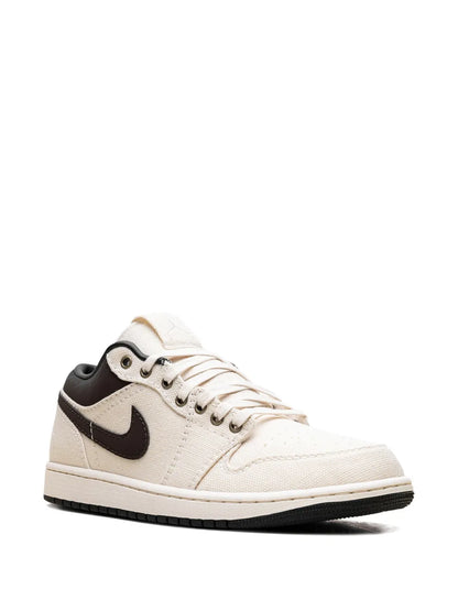 Air Jordan 1 Low Premium Pale Ivory/Baroque Brown Sneakers