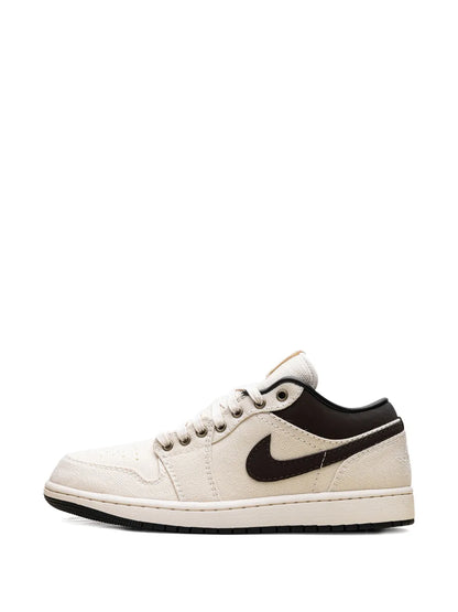 Air Jordan 1 Low Premium Pale Ivory/Baroque Brown Sneakers