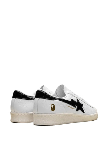 adidas X A Bathing Ape Superstar Vintage White Black Sneakers