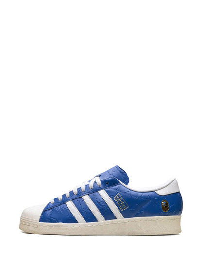 adidas X A Bathing Ape Superstar Vintage Blue White Sneakers