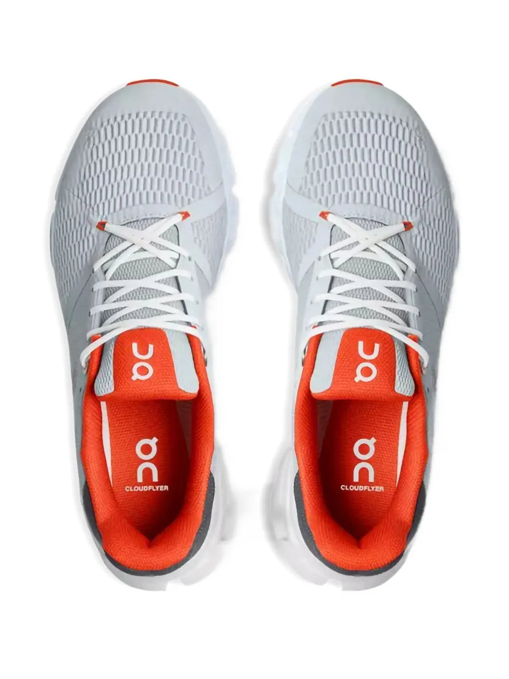 On Running Cloudflyer Grey/Orange Sneakers floriamart.shop