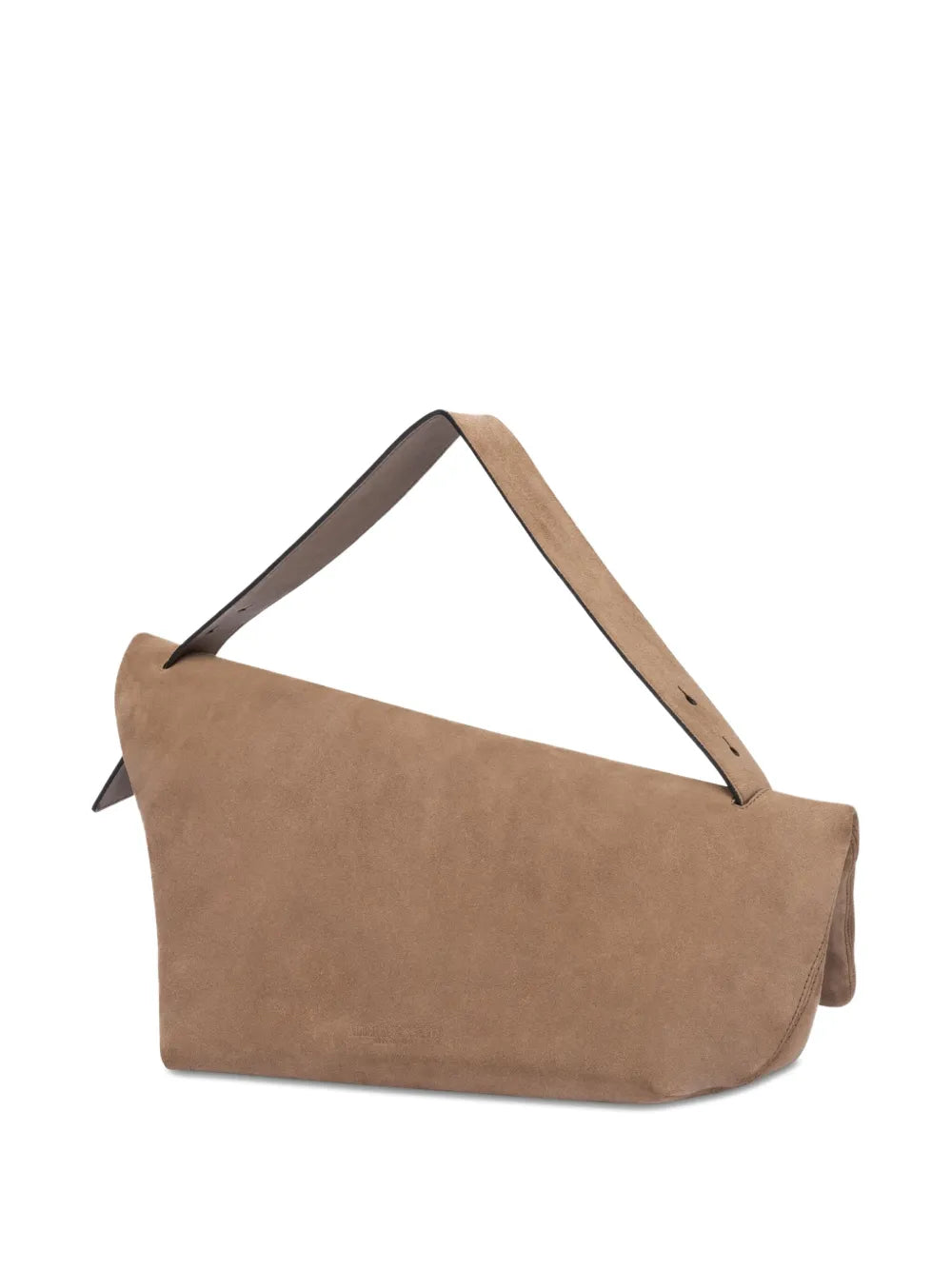 Alberta Ferrettifolded suede shoulder bag
