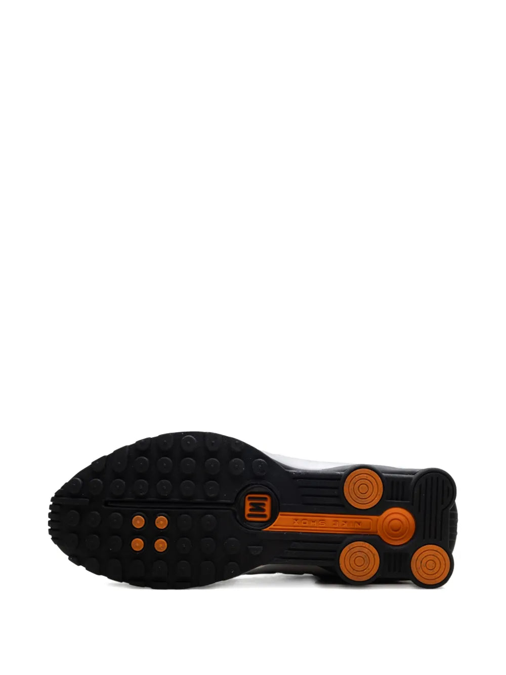 Nike Shox R4 Black/Vast Grey/Bright Mandarin/Metallic Silver Sneakers floriamart.shop