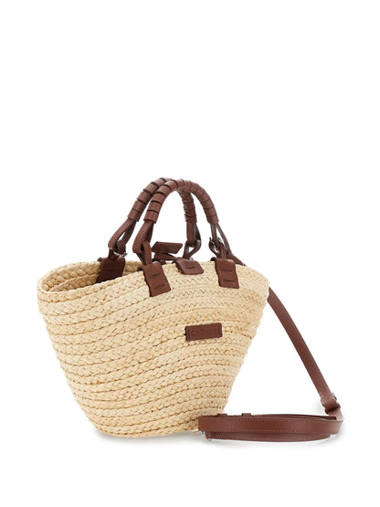 CasadeiPanara woven straw tote bag