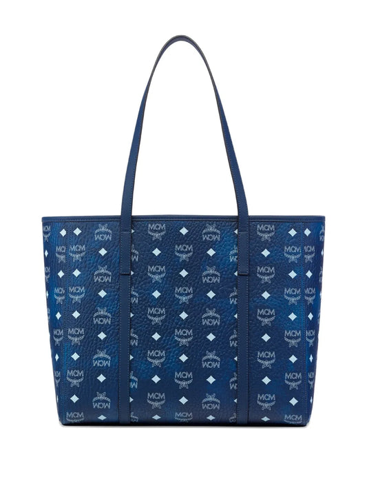 MCMToni Visetos monogram canvas top-zip tote bag
