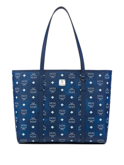 MCMToni Visetos monogram canvas top-zip tote bag