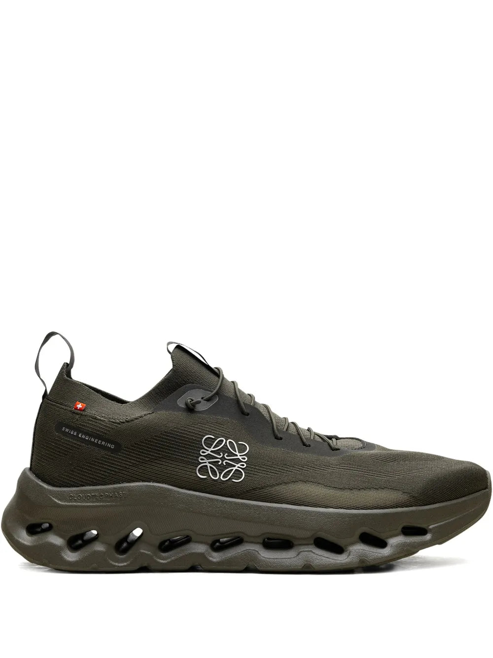On Running X Loewe Cloudtilt  Khaki Green Sneakers floriamart.shop