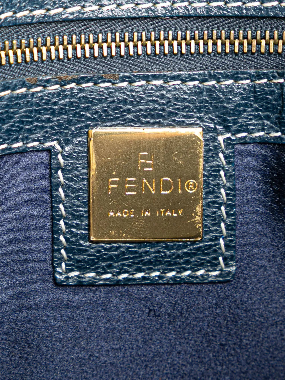 Pre-OwnedFendi Pre-Owned2010-2024 Calfskin FF Marble Flap shoulder bag