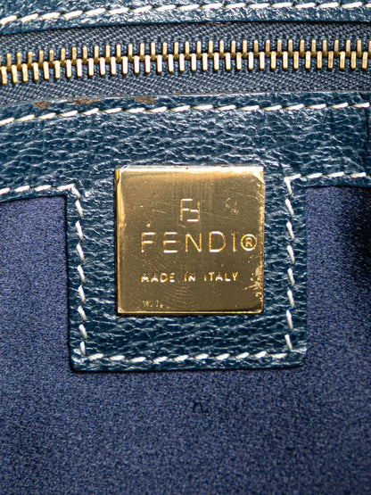 Pre-OwnedFendi Pre-Owned2010-2024 Calfskin FF Marble Flap shoulder bag