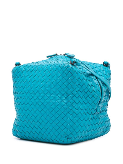 Pre-OwnedBottega Veneta Pre-Owned2012-2024 Nappa Intrecciato Cube crossbody bag