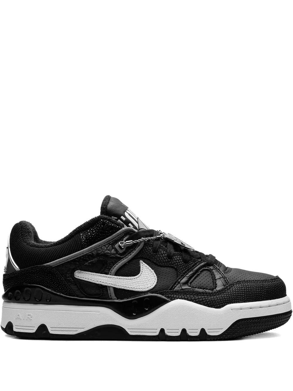Nike X Nigo Air Force 3 Sp Black/White/Smoke Grey/Metallic Platinum Sneakers floriamart.shop