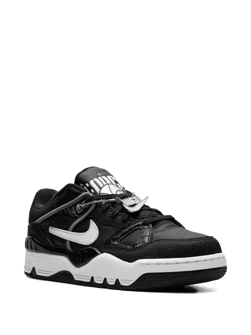 Nike X Nigo Air Force 3 Sp Black/White/Smoke Grey/Metallic Platinum Sneakers floriamart.shop