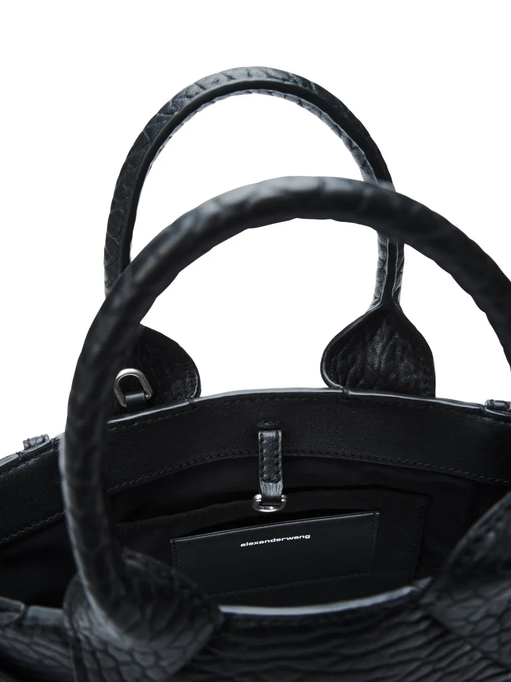 Alexander Wangbuckle-detail studded tote bag