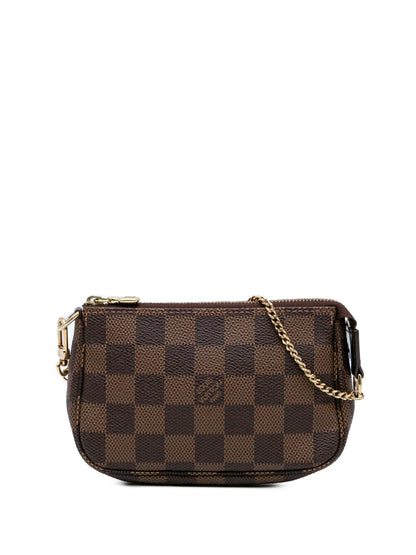Pre-OwnedLouis Vuitton Pre-Owned2011 Damier Ebene Mini Pochette Accessoires handbag