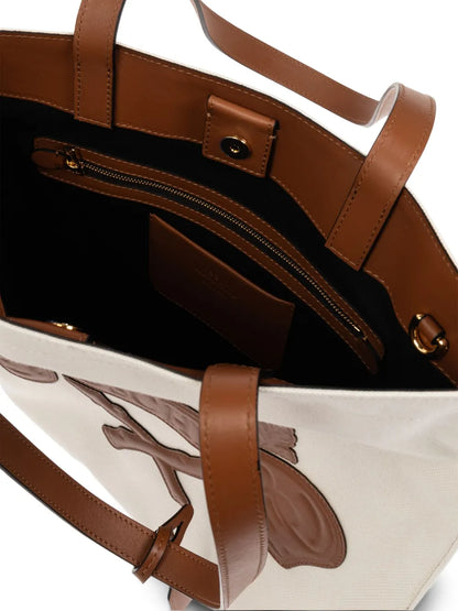Moschinologo-debossed shoulder bag