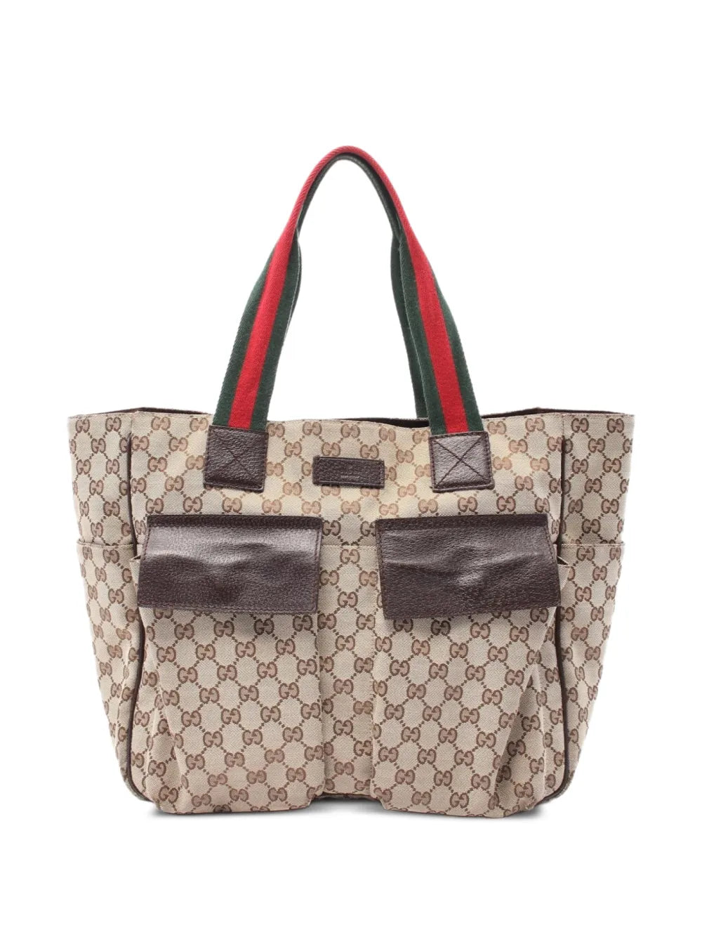 Pre-OwnedGucci Pre-Owned2000s Serry Line GG canvas handbag