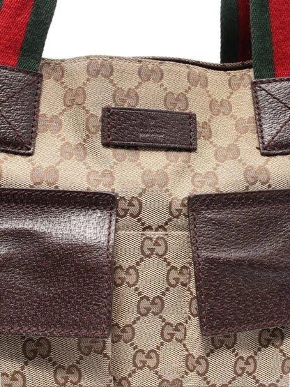 Pre-OwnedGucci Pre-Owned2000s Serry Line GG canvas handbag