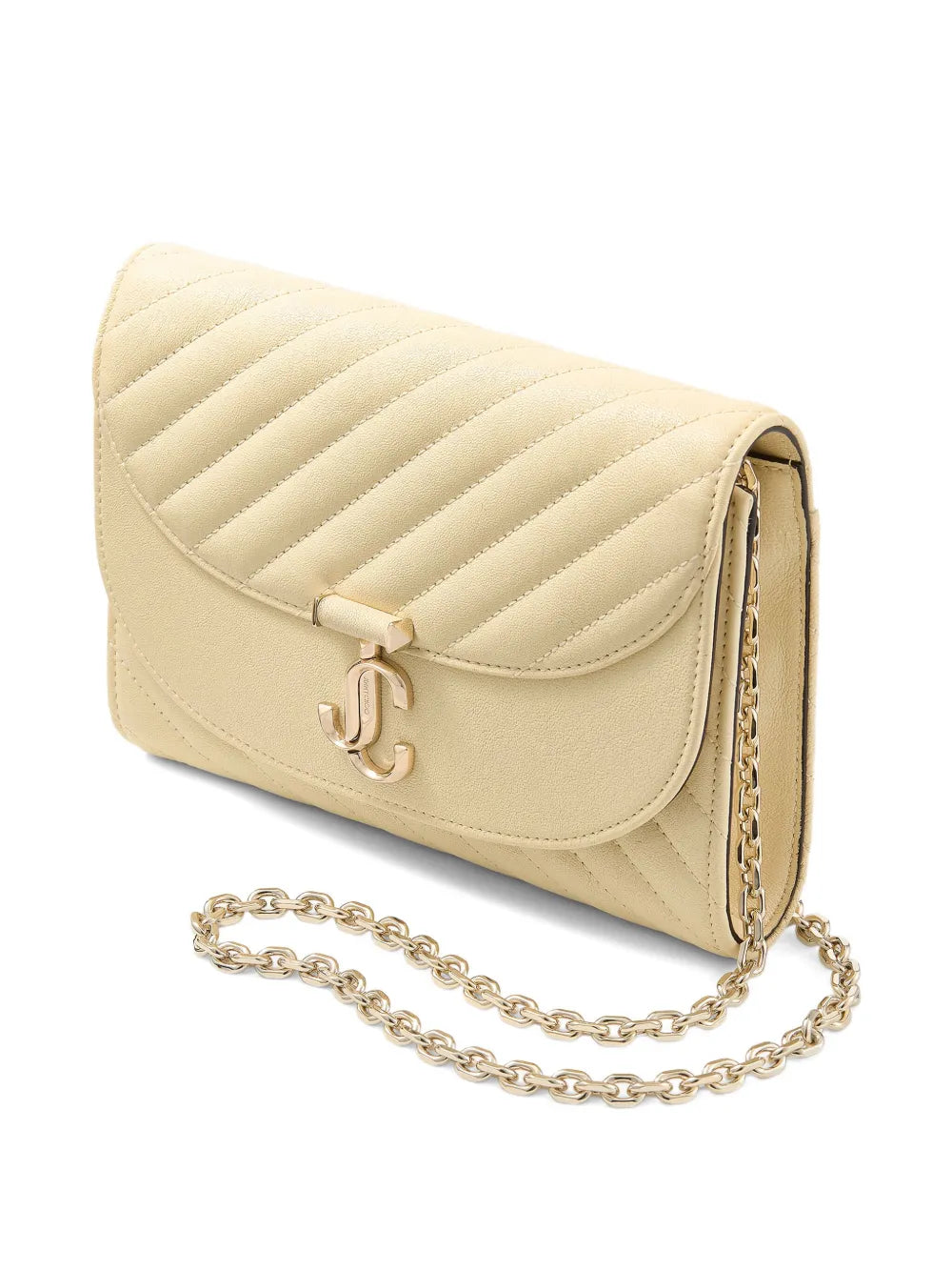 Jimmy ChooCurve clutch bag