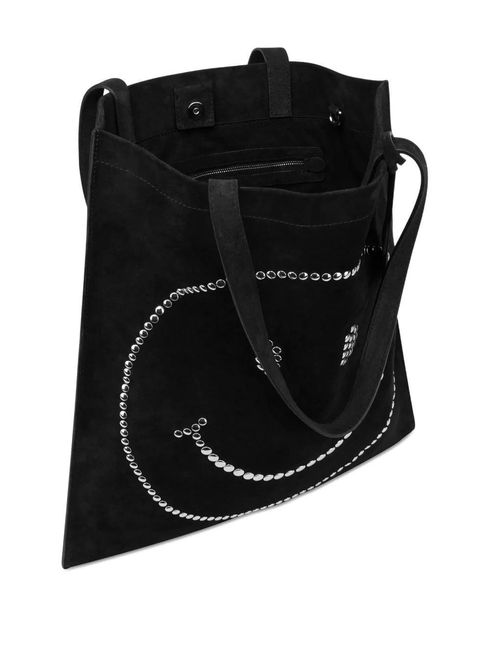 Moschinosmiley-motif tote bag