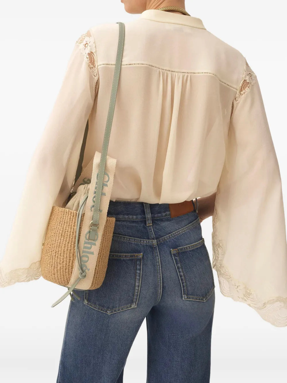 Chlomall Woody bucket bag