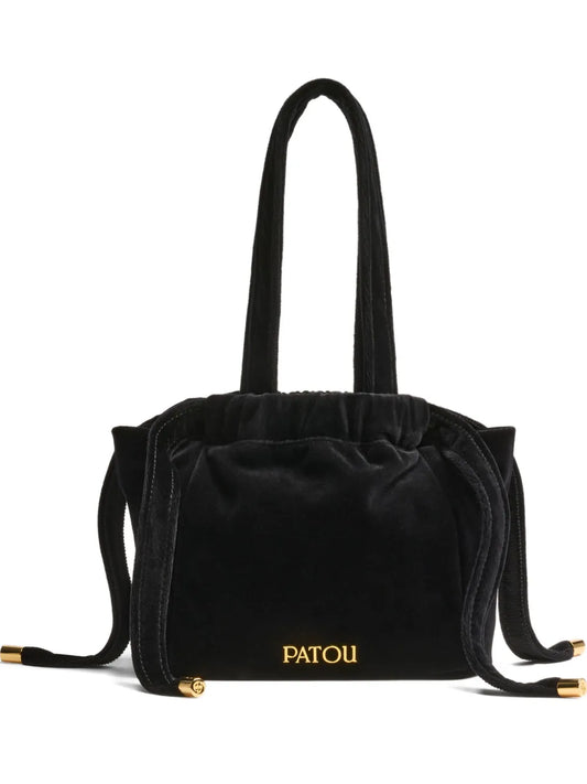 PatouEvening velvet drawstring bag