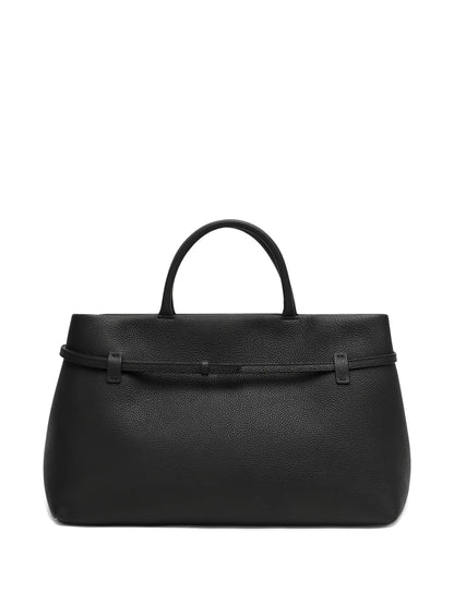 Manu Atelierbuckle-fastening leather tote bag