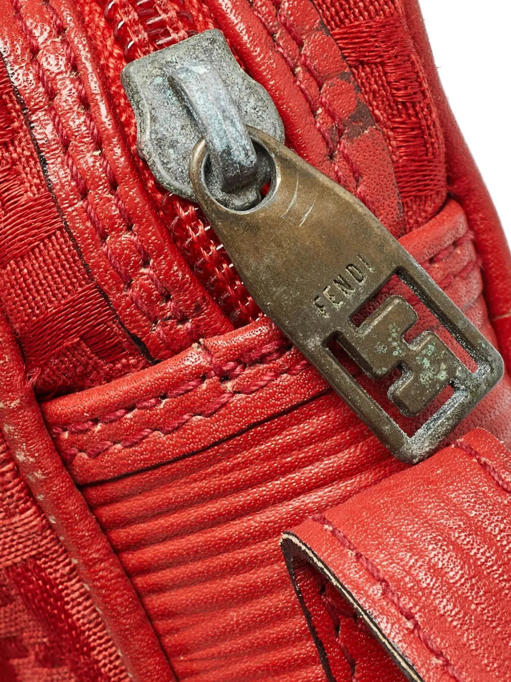 Pre-OwnedFendi Pre-OwnedFF Pattern Leather crossbody bag