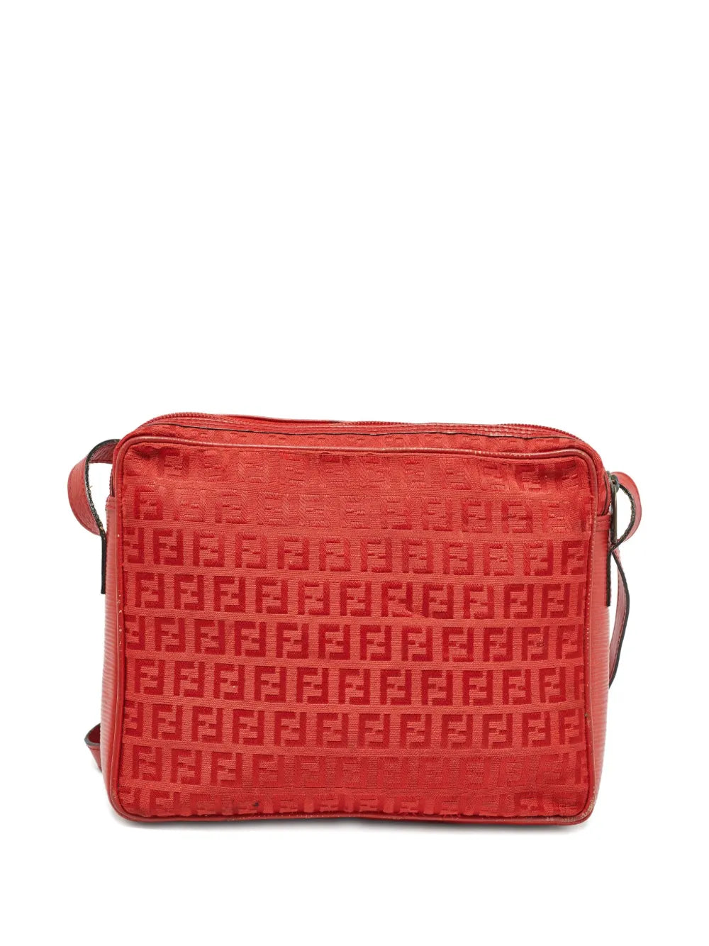 Pre-OwnedFendi Pre-OwnedFF Pattern Leather crossbody bag