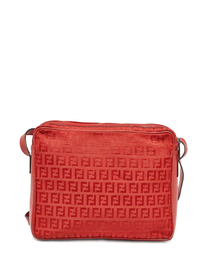 Pre-OwnedFendi Pre-OwnedFF Pattern Leather crossbody bag