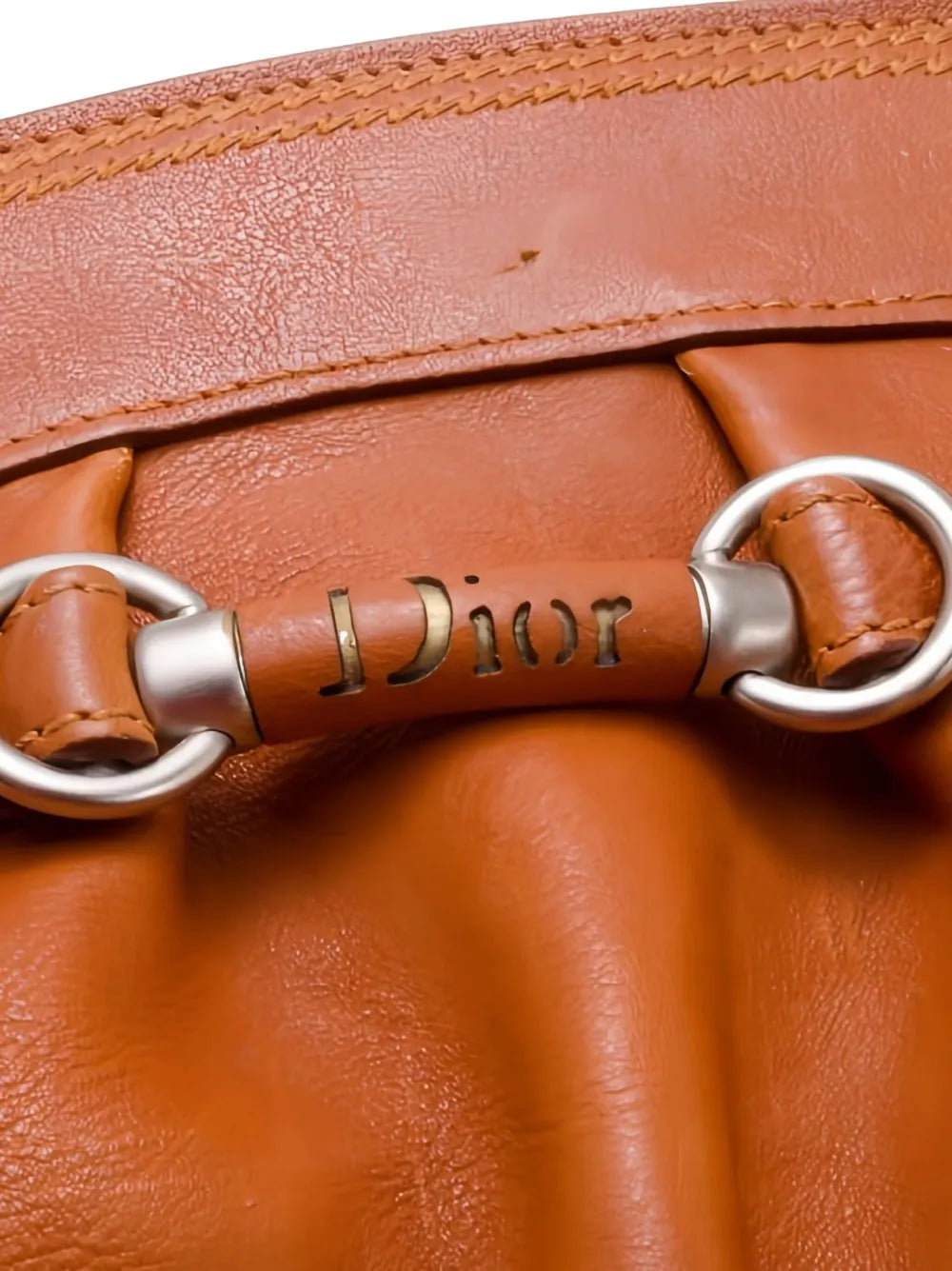 Pre-OwnedChristian Dior Pre-Ownedleather satchel bag