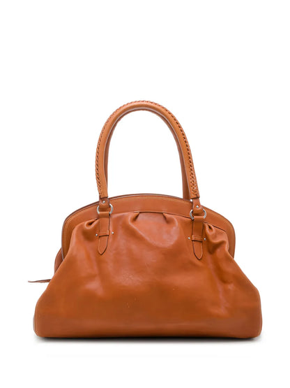 Pre-OwnedChristian Dior Pre-Ownedleather satchel bag