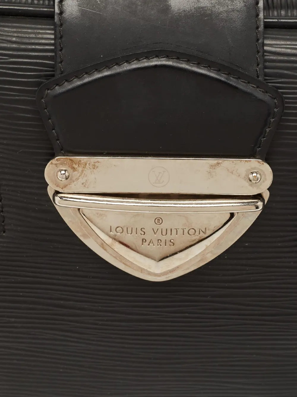 Pre-OwnedLouis Vuitton Pre-Ownedtextured leather bowler tote bag