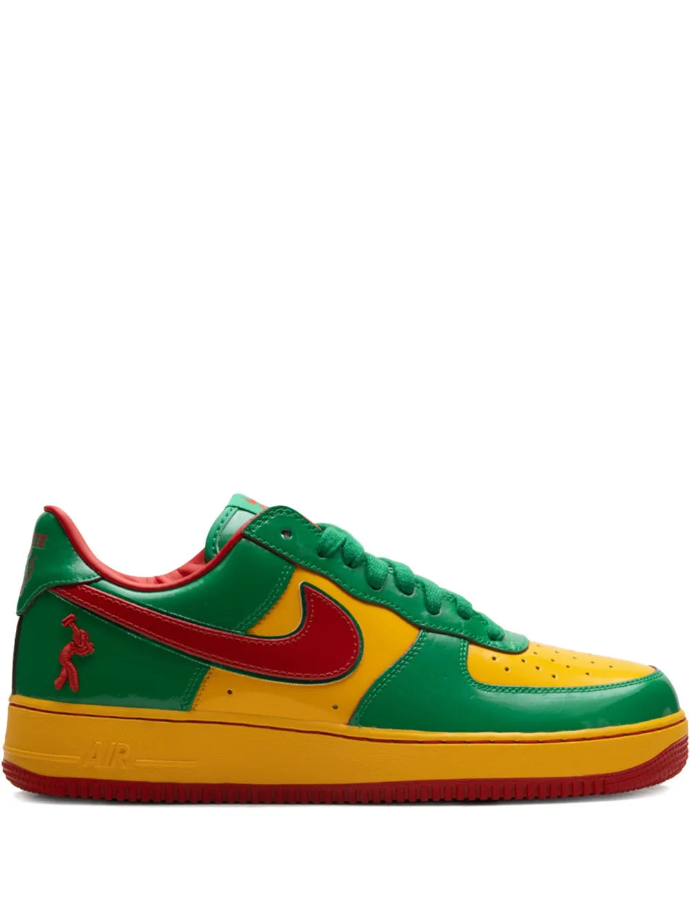 Nike X Lil Yachty Concrete Boys Air Force 1 Low Lucky Green/Mystic Red Sneakers floriamart.shop