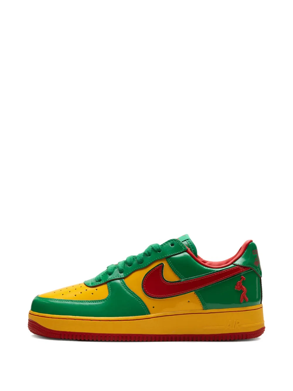 Nike X Lil Yachty Concrete Boys Air Force 1 Low Lucky Green/Mystic Red Sneakers floriamart.shop