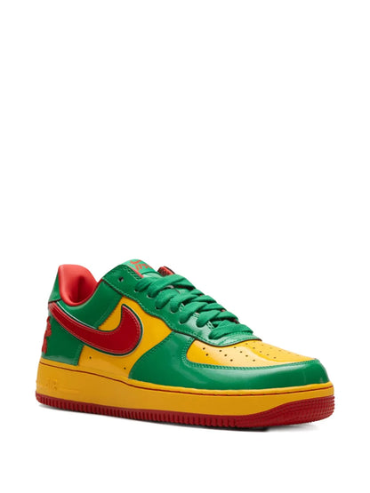 Nike X Lil Yachty Concrete Boys Air Force 1 Low Lucky Green/Mystic Red Sneakers floriamart.shop