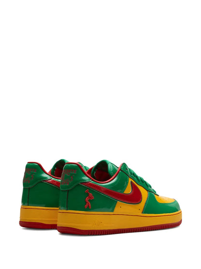 Nike X Lil Yachty Concrete Boys Air Force 1 Low Lucky Green/Mystic Red Sneakers floriamart.shop