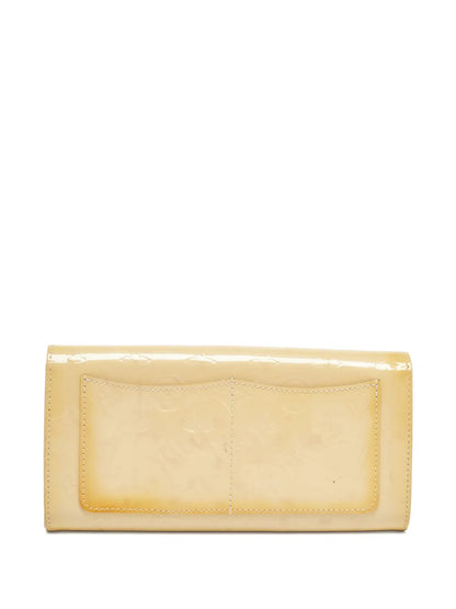 Pre-OwnedLouis Vuitton Pre-Ownedpatent-leather embossed wallet