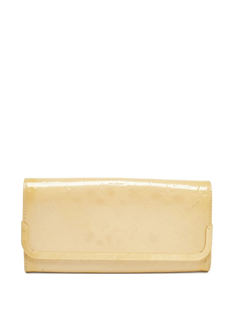 Pre-OwnedLouis Vuitton Pre-Ownedpatent-leather embossed wallet